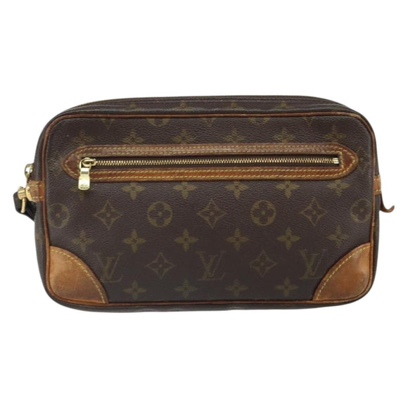 LOUIS VUITTON Monogram Marly Dragonne GM Clutch Bag M51825 LV Auth 164552