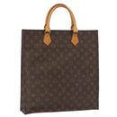 LOUIS VUITTON Monogram Sac Plat Hand Bag M51140 LV Auth 164562-1
