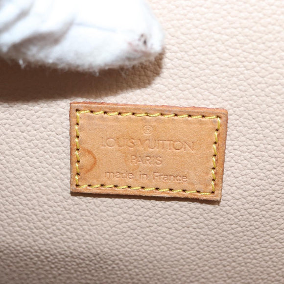 LOUIS VUITTON Monogram Sac Plat Hand Bag M51140 LV Auth 164562