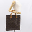 LOUIS VUITTON Monogram Sac Plat Hand Bag M51140 LV Auth 164562-18