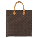 LOUIS VUITTON Monogram Sac Plat Hand Bag M51140 LV Auth 164562-13