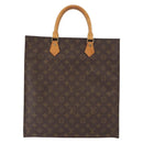 LOUIS VUITTON Monogram Sac Plat Hand Bag M51140 LV Auth 164562-2