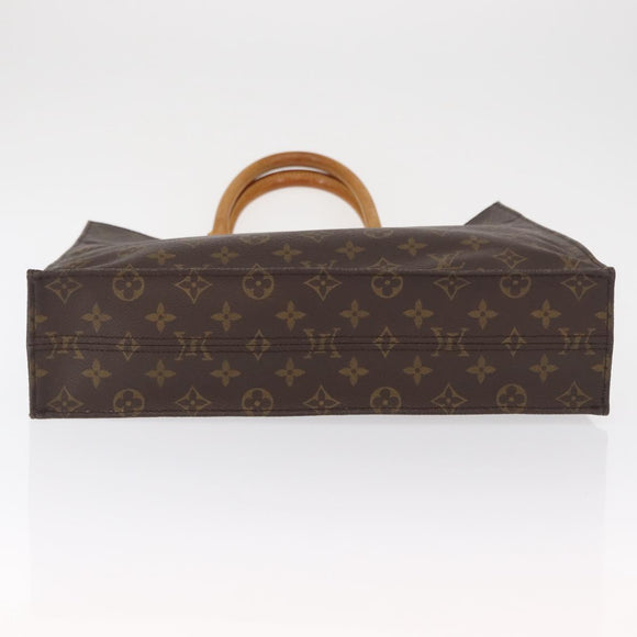 LOUIS VUITTON Monogram Sac Plat Hand Bag M51140 LV Auth 164562