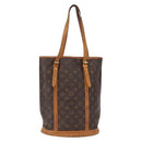 LOUIS VUITTON Monogram Bucket GM Shoulder Bag M42236 LV Auth 164563-13