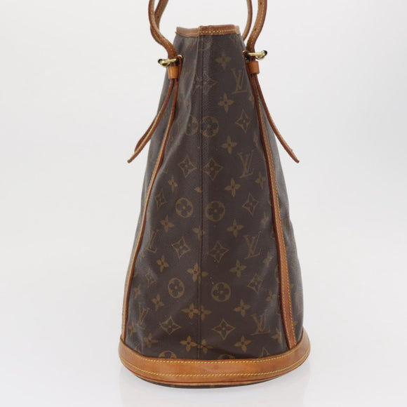 LOUIS VUITTON Monogram Bucket GM Shoulder Bag M42236 LV Auth 164563