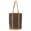 LOUIS VUITTON Monogram Bucket GM Shoulder Bag M42236 LV Auth 164564-2