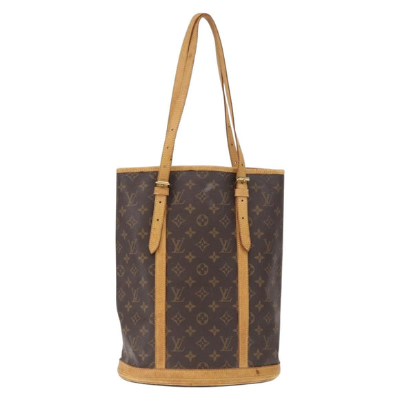 LOUIS VUITTON Monogram Bucket GM Shoulder Bag M42236 LV Auth 164564
