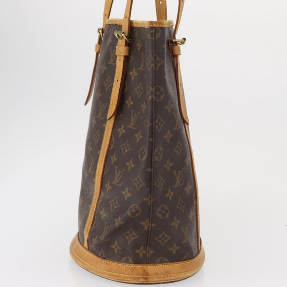 LOUIS VUITTON Monogram Bucket GM Shoulder Bag M42236 LV Auth 164564