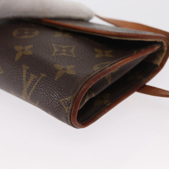 LOUIS VUITTON Monogram Pochette Florentine Waist bag M51855 LV Auth 164566