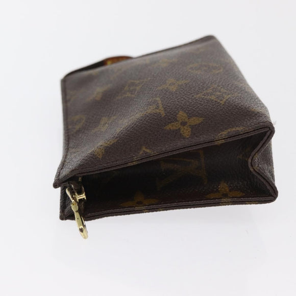 LOUIS VUITTON Monogram Poche Toilette 15 Pouch M47546 LV Auth 164567