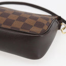 LOUIS VUITTON Damier Ebene Trousse makeup Pouch N51982 LV Auth 164571-8