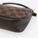 LOUIS VUITTON Damier Ebene Trousse makeup Pouch N51982 LV Auth 164571-16