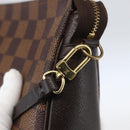 LOUIS VUITTON Damier Ebene Trousse makeup Pouch N51982 LV Auth 164571-18