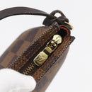 LOUIS VUITTON Damier Ebene Trousse makeup Pouch N51982 LV Auth 164571-9