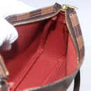 LOUIS VUITTON Damier Ebene Trousse makeup Pouch N51982 LV Auth 164571-19