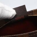 LOUIS VUITTON Damier Ebene Trousse makeup Pouch N51982 LV Auth 164571-12