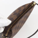 LOUIS VUITTON Damier Ebene Trousse makeup Pouch N51982 LV Auth 164571-6