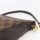LOUIS VUITTON Damier Ebene Trousse makeup Pouch N51982 LV Auth 164571-14