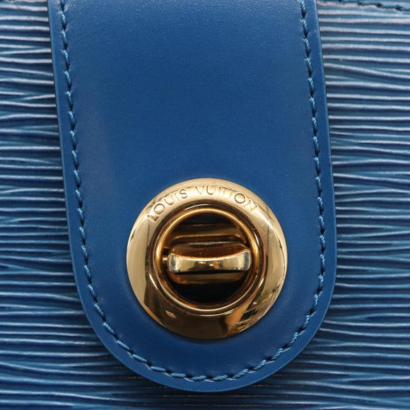 LOUIS VUITTON Epi Cluny Shoulder Bag Blue M52255 LV Auth 164580