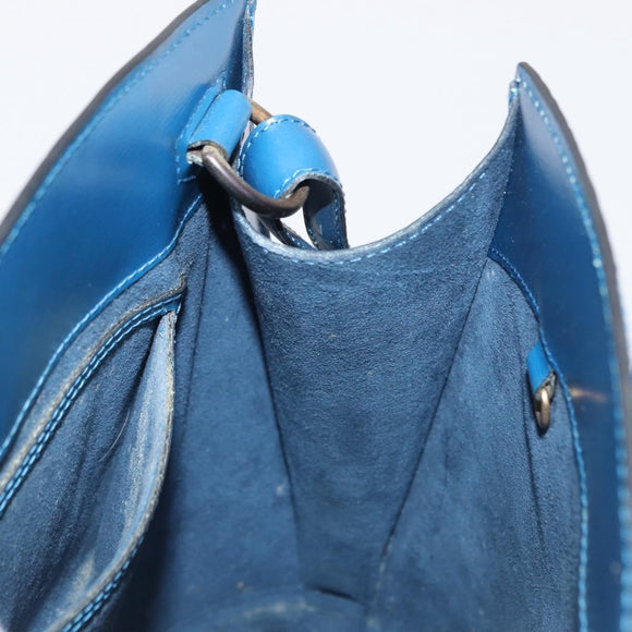 LOUIS VUITTON Epi Cluny Shoulder Bag Blue M52255 LV Auth 164580