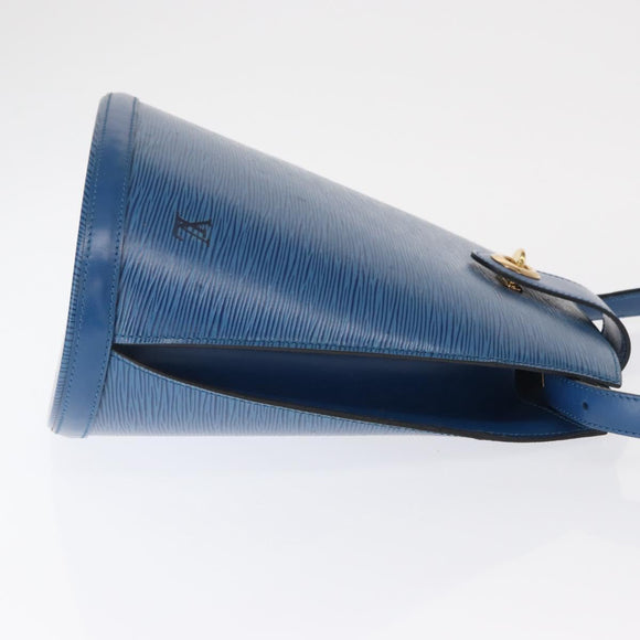 LOUIS VUITTON Epi Cluny Shoulder Bag Blue M52255 LV Auth 164580