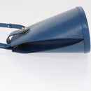 LOUIS VUITTON Epi Cluny Shoulder Bag Blue M52255 LV Auth 164580-4