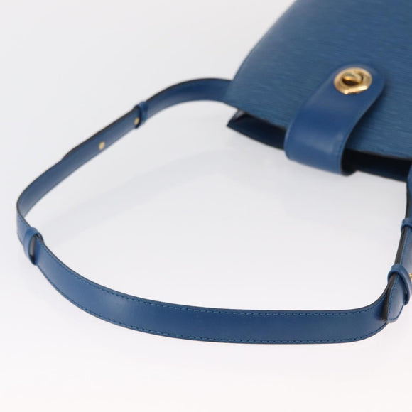 LOUIS VUITTON Epi Cluny Shoulder Bag Blue M52255 LV Auth 164580