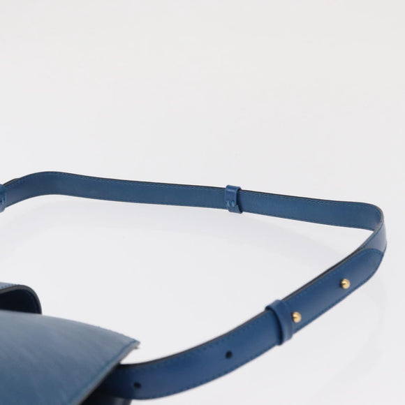 LOUIS VUITTON Epi Cluny Shoulder Bag Blue M52255 LV Auth 164580