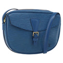 LOUIS VUITTON Epi Jeune Fille MM Shoulder Bag Toledo Blue M52155 LV Auth 164582-1