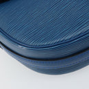 LOUIS VUITTON Epi Jeune Fille MM Shoulder Bag Toledo Blue M52155 LV Auth 164582-11