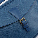 LOUIS VUITTON Epi Jeune Fille MM Shoulder Bag Toledo Blue M52155 LV Auth 164582-14