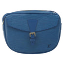 LOUIS VUITTON Epi Jeune Fille MM Shoulder Bag Toledo Blue M52155 LV Auth 164582-2
