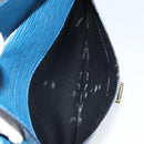LOUIS VUITTON Epi Jeune Fille MM Shoulder Bag Toledo Blue M52155 LV Auth 164582-22