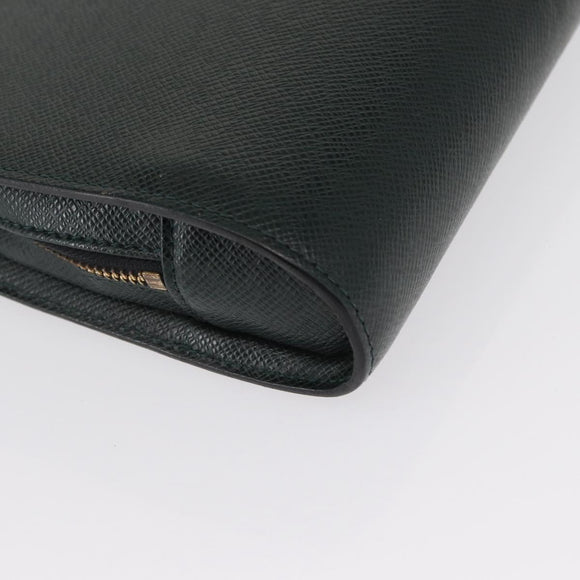 LOUIS VUITTON Taiga Baikal Clutch Bag Epicea M30184 LV Auth 164586