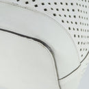 LOUIS VUITTON Perfo Flore Noe Shoulder Bag White LV Auth 164588V-16