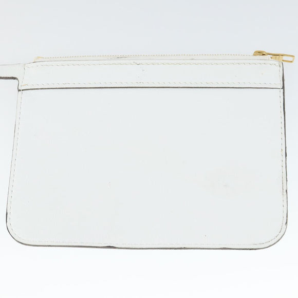 LOUIS VUITTON Perfo Flore Noe Shoulder Bag White LV Auth 164588A