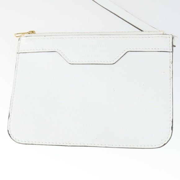 LOUIS VUITTON Perfo Flore Noe Shoulder Bag White LV Auth 164588A