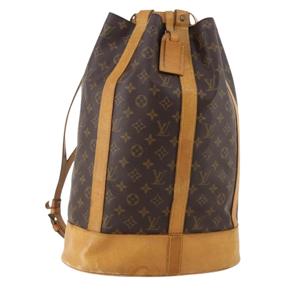 LOUIS VUITTON Monogram Randonnee GM Shoulder Bag M42244 LV Auth 164592