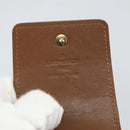 LOUIS VUITTON Monogram Vernis Green Cigarette Case Bronze M91156 LV Auth 164597-18