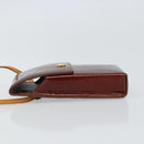LOUIS VUITTON Monogram Vernis Green Cigarette Case Bronze M91156 LV Auth 164597-4