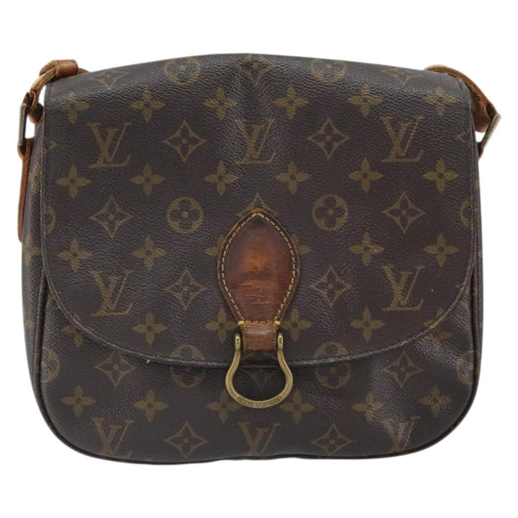 LOUIS VUITTON Monogram Saint Cloud GM Shoulder Bag M51242 LV Auth 164599