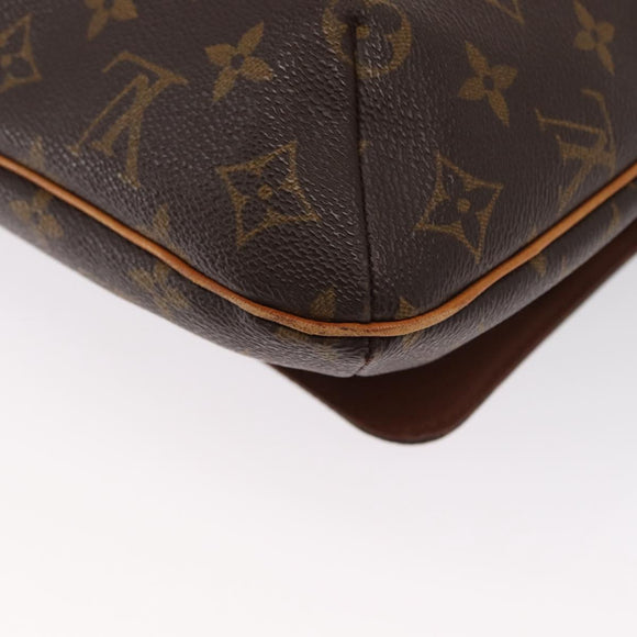 LOUIS VUITTON Monogram Musette Schultertasche M51256 LV Auth 164605