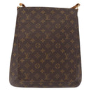 LOUIS VUITTON Monogram Musette Schultertasche M51256 LV Auth 164605-13