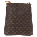 LOUIS VUITTON Monogram Musette Schultertasche M51256 LV Auth 164605-2