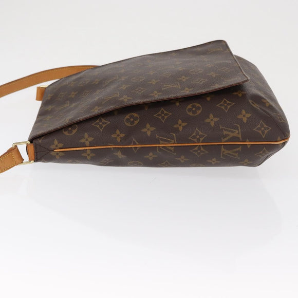 LOUIS VUITTON Monogram Musette Schultertasche M51256 LV Auth 164605