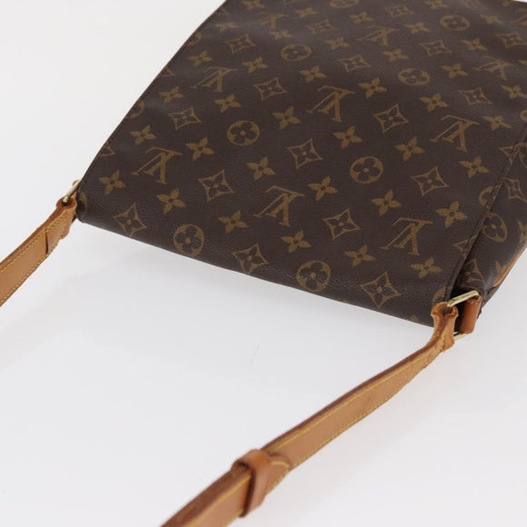 LOUIS VUITTON Monogram Musette Schultertasche M51256 LV Auth 164605
