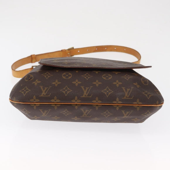 LOUIS VUITTON Monogram Musette Schultertasche M51256 LV Auth 164605