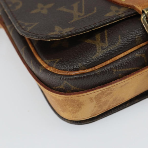 LOUIS VUITTON Monogram Cartouchiere PM Shoulder Bag M51254 LV Auth 164610