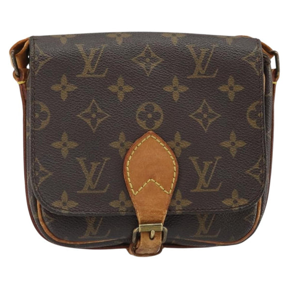 LOUIS VUITTON Monogram Cartouchiere PM Shoulder Bag M51254 LV Auth 164610