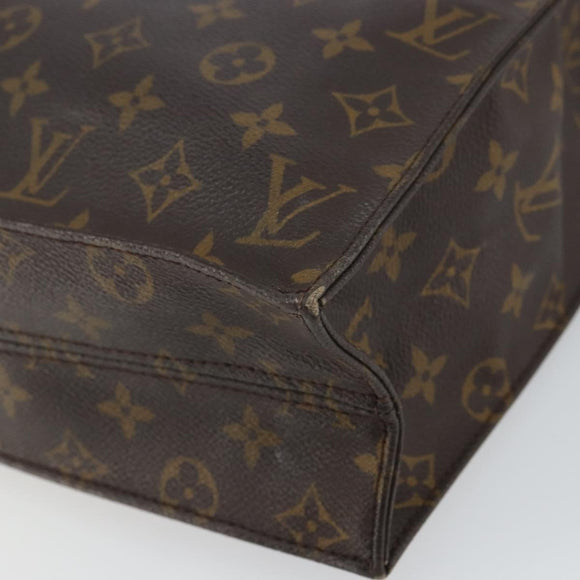 LOUIS VUITTON Monogram Sac Plat Handtasche M51140 LV Auth 164613